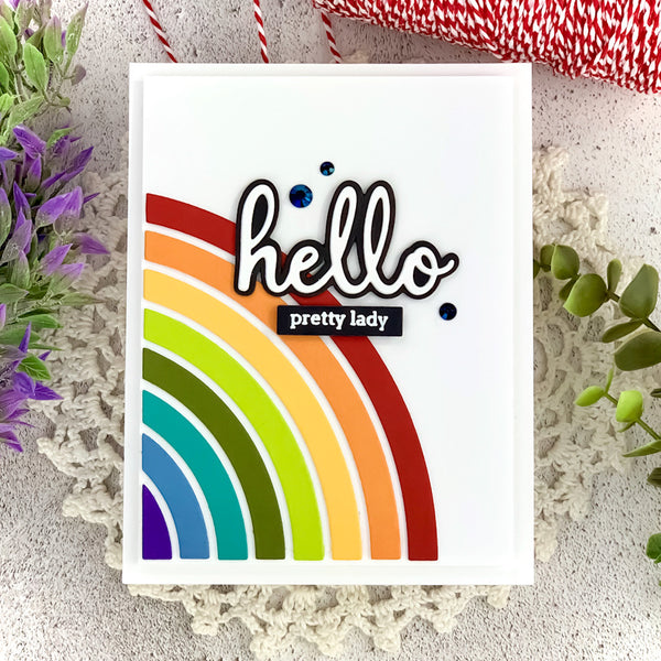 Simply Sentiments - Hello stamp set – Pinkfresh Studio