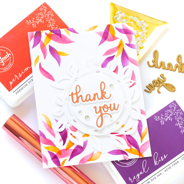 Simply sentiments: Thank You stamp set – Pinkfresh Studio