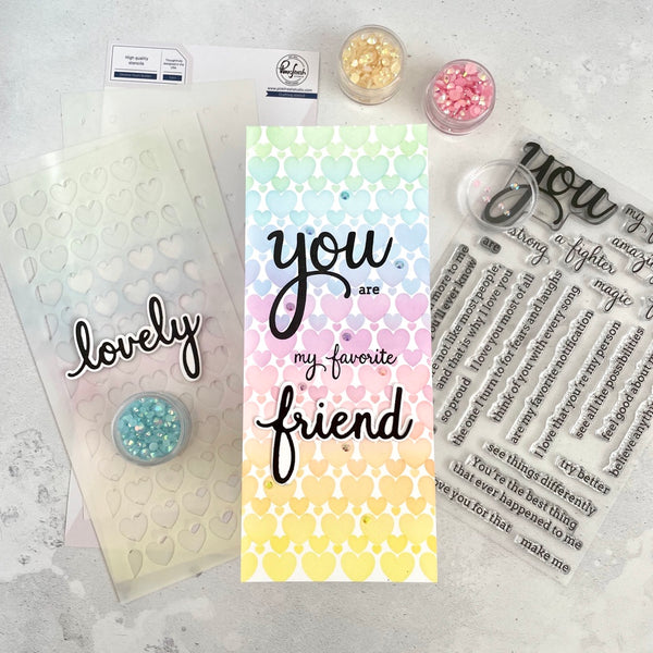 Simply sentiments: Thank You stamp set – Pinkfresh Studio