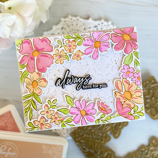 Pinkfresh Studio Geo Tiles Miss You Card – My Love For Paper