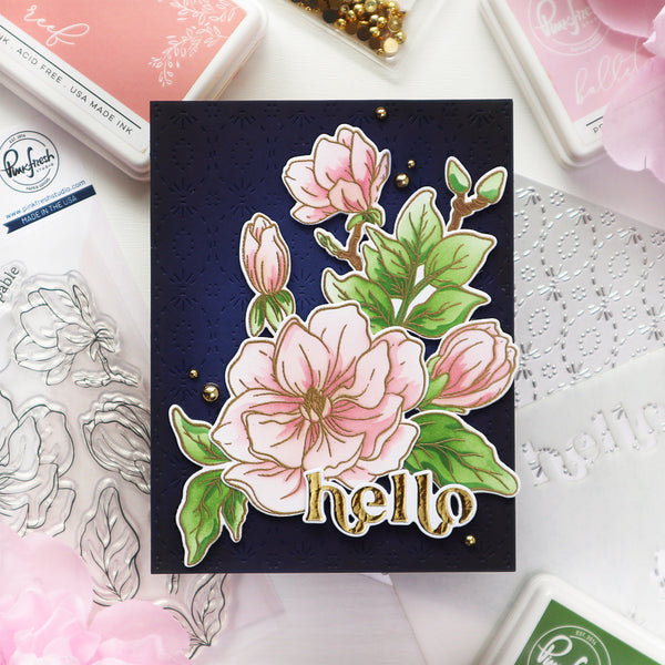 Floral Tea Kettle Cut File – Pinkfresh Studio