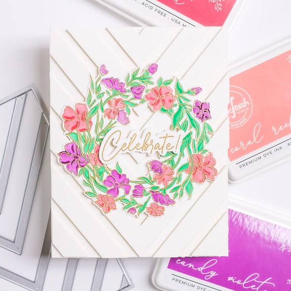 Chelsea Flowers Happy Birthday by Pink Pen Studio