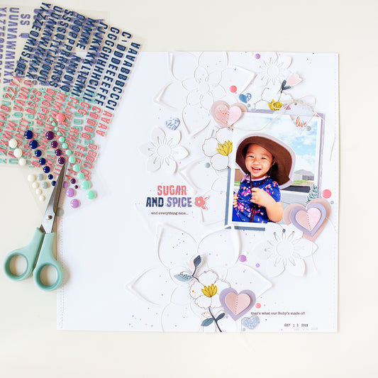 Indigo Hills 2 layouts featuring Pinkfresh Studio cut files