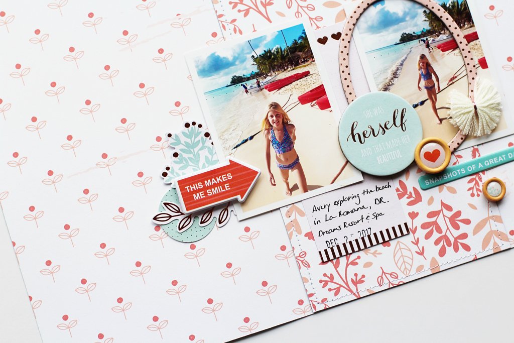 Layouts Using the Be You Collection