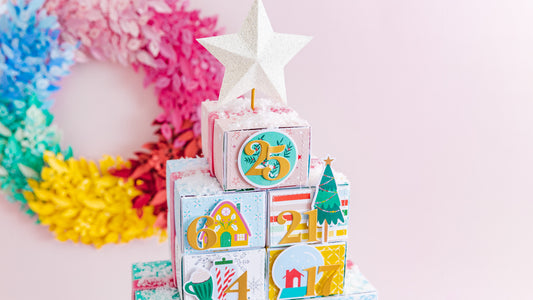 Christmas Tree Advent Calendar with matchboxes  | Celes Gonzalo