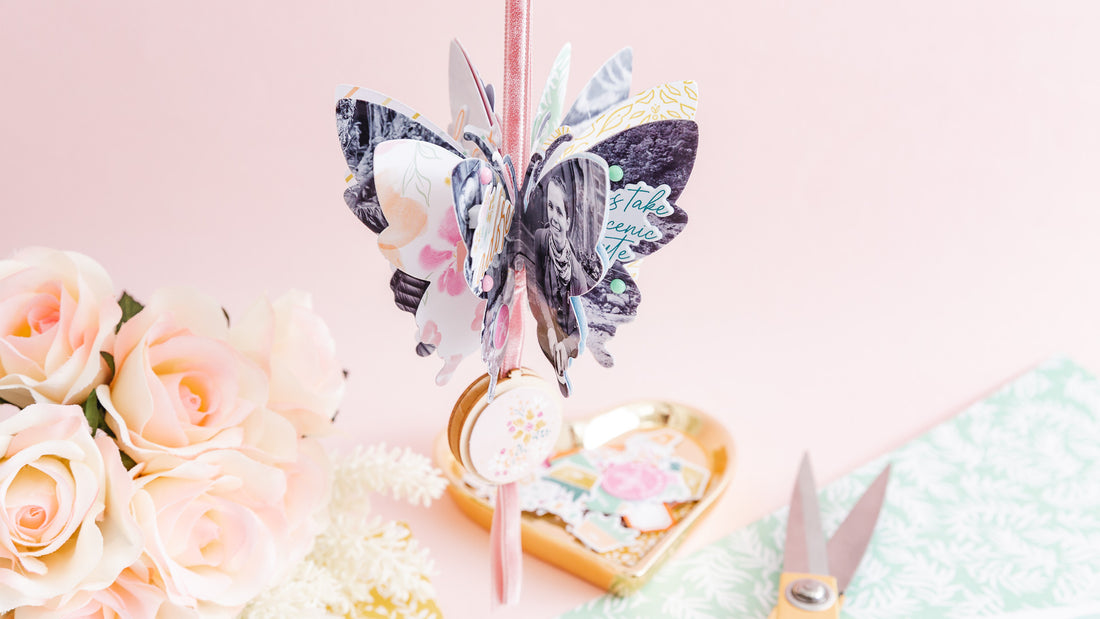 Butterfly Hanging Mini Album | Celes Gonzalo