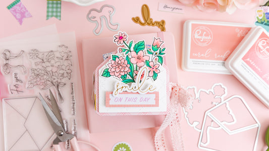 Floral Envelope Mini Album | Celes Gonzalo