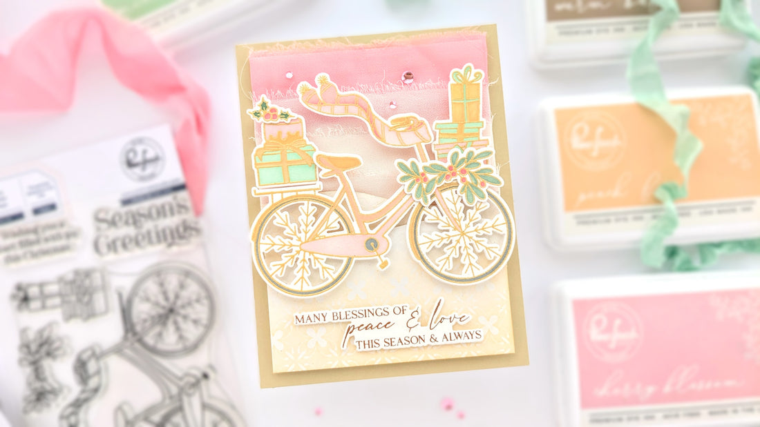 Pastel Holiday Bicycle | Anne Fiene