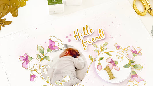 Hello Friend Layout | Susi Becerra