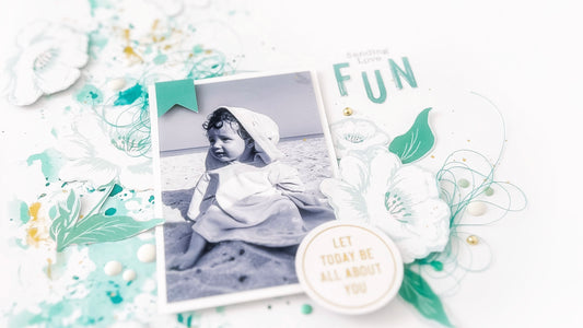 Summer Vibes Layout | Susi Becerra