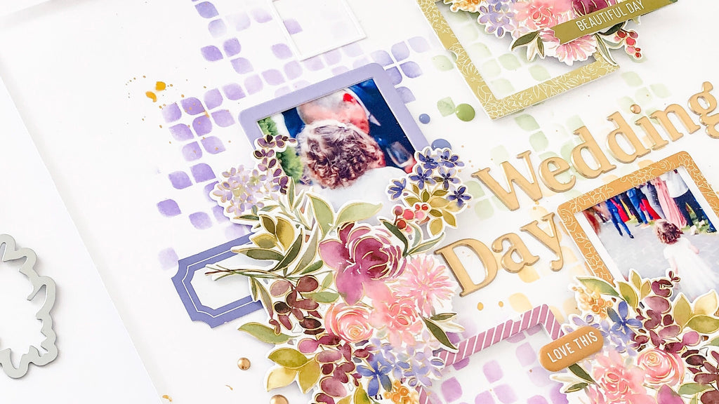 Create a Beautiful Wedding Scrapbook Page