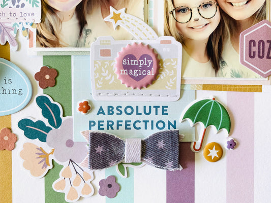 Creating Movement in Scrapbooking Layouts | Lauren Hender