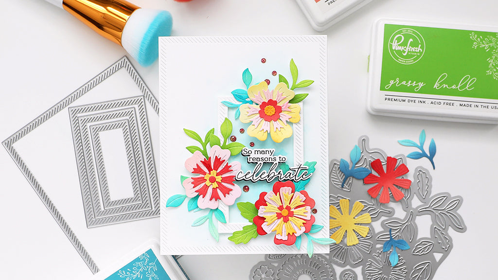 Floral Cluster Celebration Card | Isha Gupta