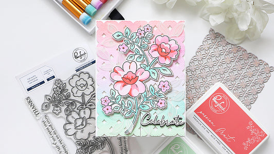 Floral Gatefold Card | Isha Gupta