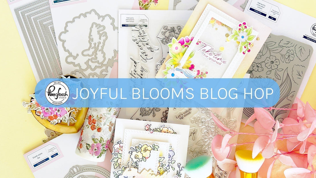 Shop "Joyful Blooms" Release | Washi, Stamp, Die, Stencil, & Press Plate