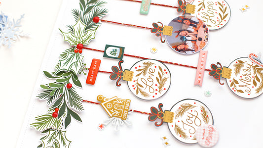 Christmas Ornaments Layout | Eva Pizarro