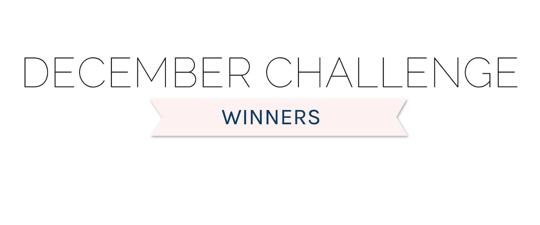 December 2020 Challenge Winners & Top 3