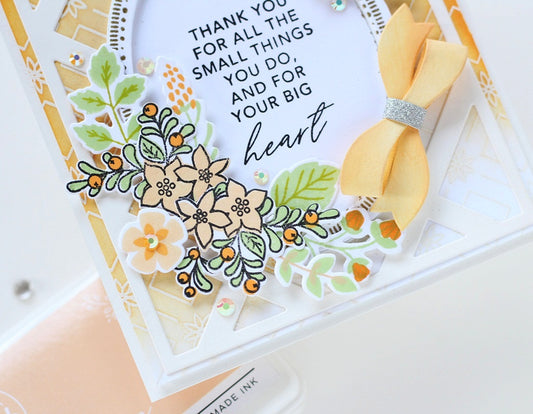 Floral Gratitude Card | Hussena Calcuttawala