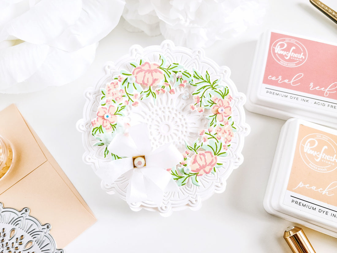 Intricate Mandala Shaped Floral Card┃Yasmin Diaz