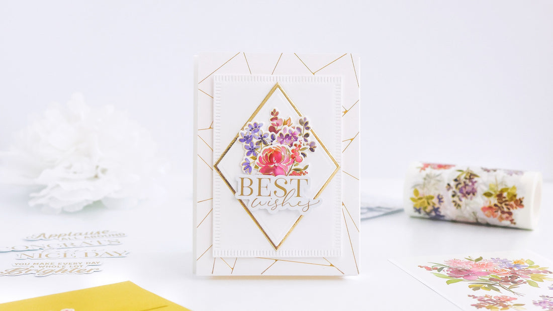 3-Dimensional Best Wishes Inspiration Card┃Yasmin Diaz