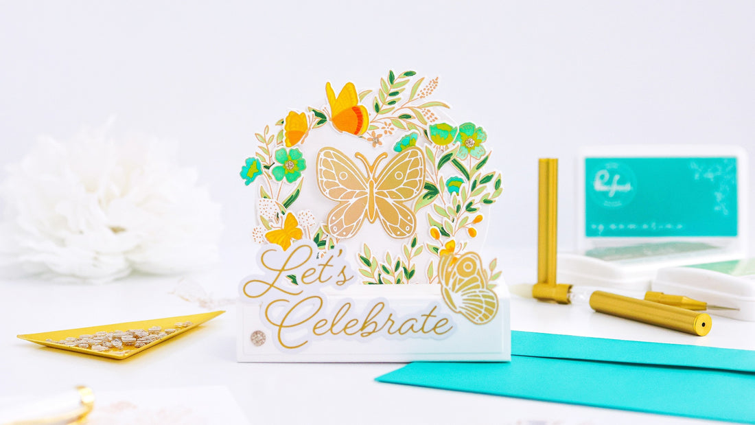 Butterfly Garden Pop-Up Inspiration Card┃Yasmin Diaz