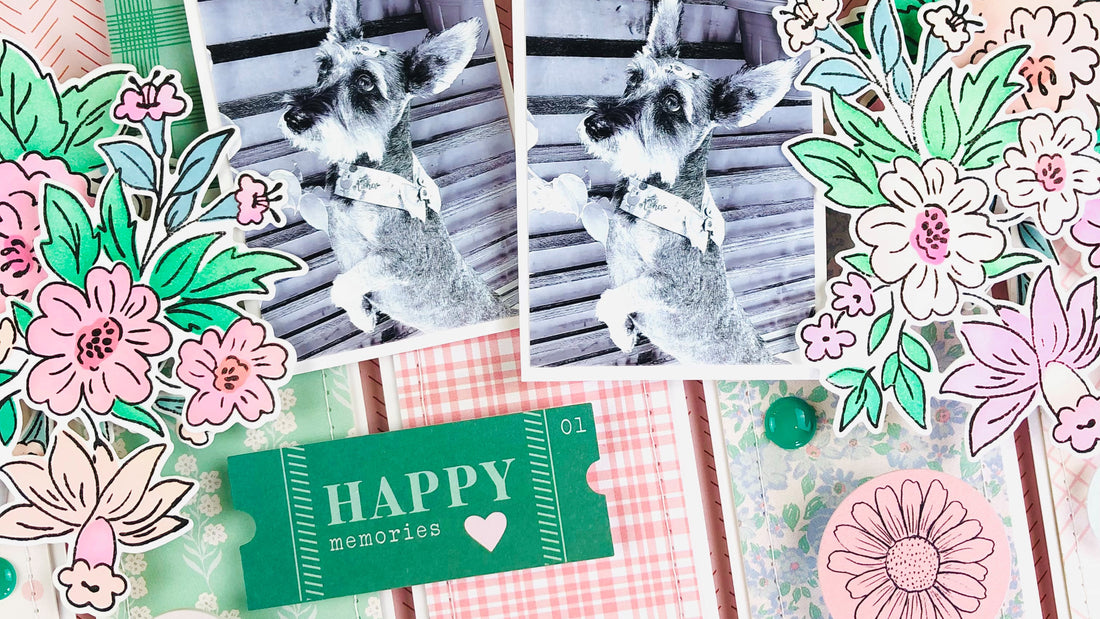 Happy Memories Layout | Karlla Dauer