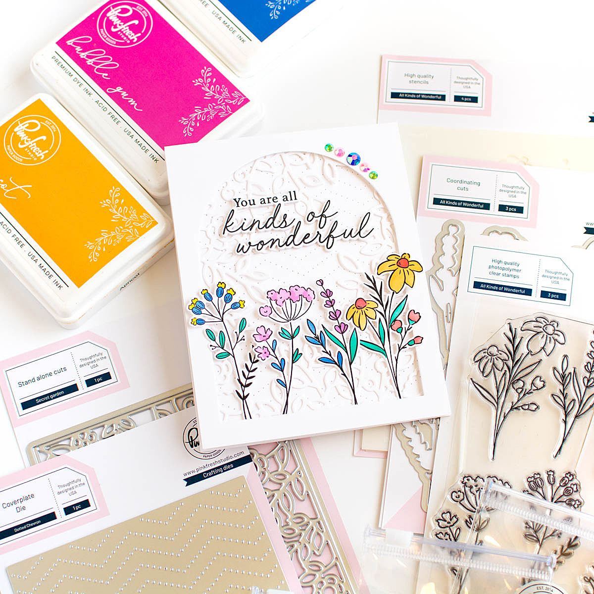 All Kinds of Wonderful stamp – Pinkfresh Studio