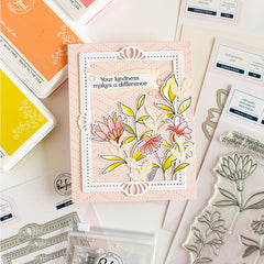 Kindness in Bloom stamp