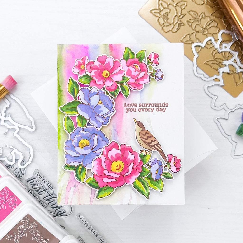 Peony Fantasy die – Pinkfresh Studio