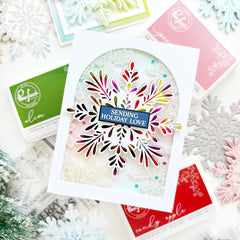 Radiating Snowflake press plate