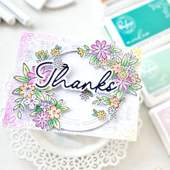 Cheerful Blossoms stamp