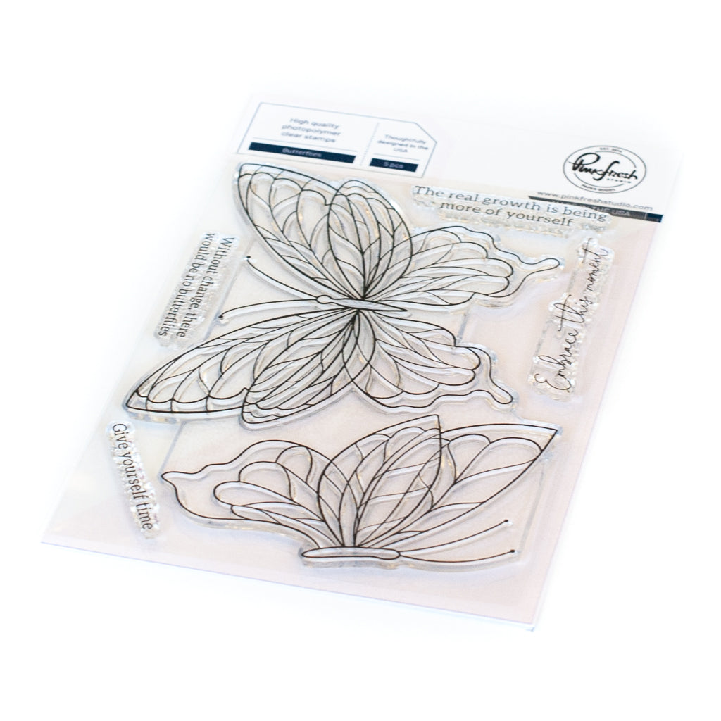 Butterfly Solid Self-Inking Stamp