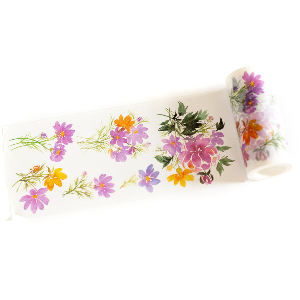 Boxed Plant Flower Series Journal Tape Creative Small Fresh - Temu